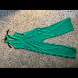 High front split jumpsuit